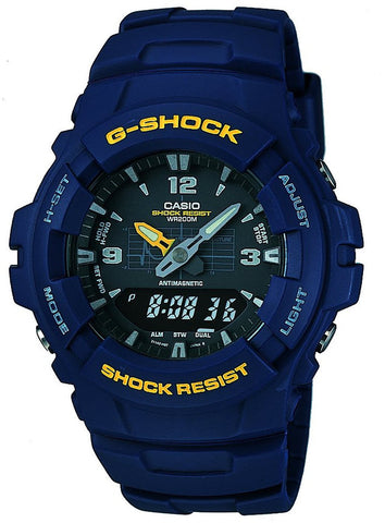 G-Shock Watch Alarm Chronograph G-100-2BVMUR
