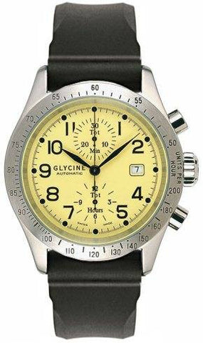 Glycine Stratoforte Chronograph Yellow D 3803.15A-D9