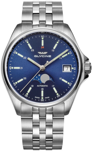 Glycine Watch Combat Classic Moon Phase GL0193
