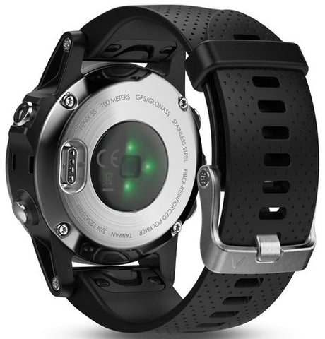 Garmin Watch Fenix 5S Silver Black Band