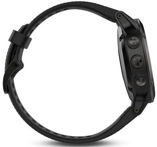 Garmin Watch Fenix 5 Black Sapphire With Black Band