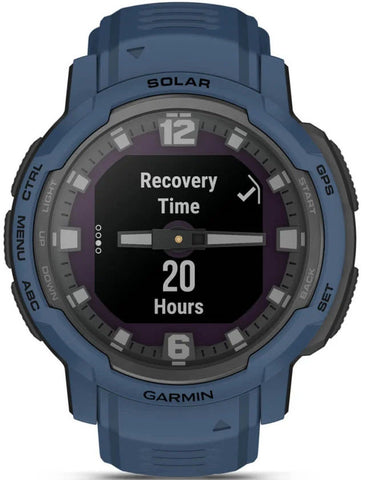 Garmin Instinct Crossover Solar Tidal Blue Watch