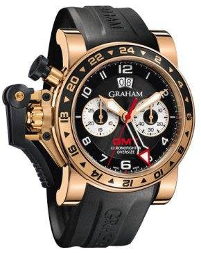 Graham Chronofighter Oversize GMT Black Gold D 2OVGR.B21A.K10B