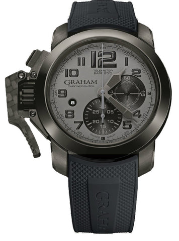Graham Watch Chronofighter Oversize Ceramic Celcius Bezel Grey 2CCAU.S01A.K92N