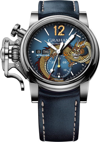 Graham Watch Chronofighter Vintage Noseart Dragon Limted Edition 2CVAS.U16A.L129S