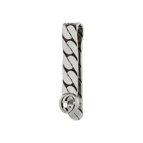 Gucci Interlocking G Motif Sterling Silver Money Clip D