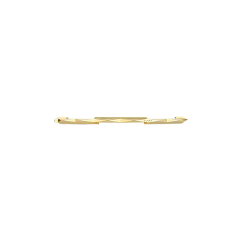 Gucci Link to Love 18ct Yellow Gold Studded 4mm Bangle D
