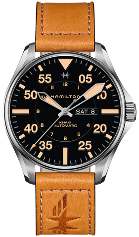 Hamilton Watch Khaki Aviation Pilot Day Date Auto H64725531