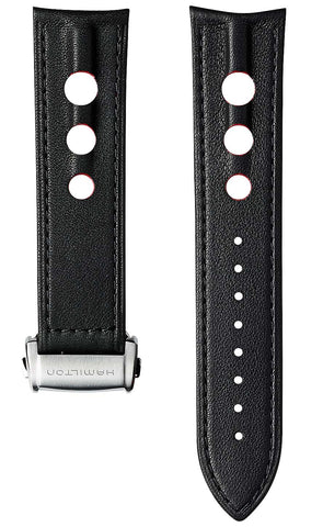 Hamilton Strap American Classic Leather Black H600.354.104