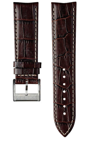 Hamilton Strap Jazzmaster Aligator Leather Brown H600.385.101