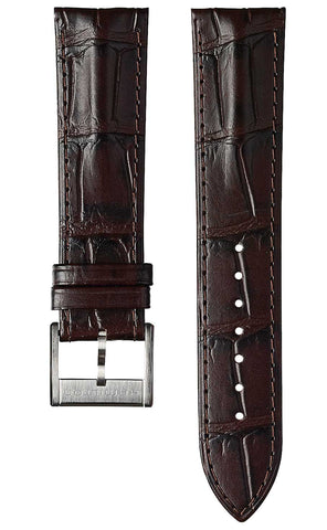 Hamilton Strap Jazzmaster Aligator Leather Brown H600.325.117
