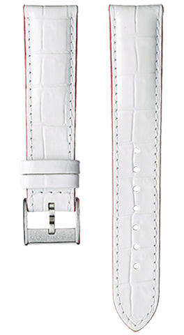Hamilton Strap Jazzmaster Aligator Leather White H600.324.113