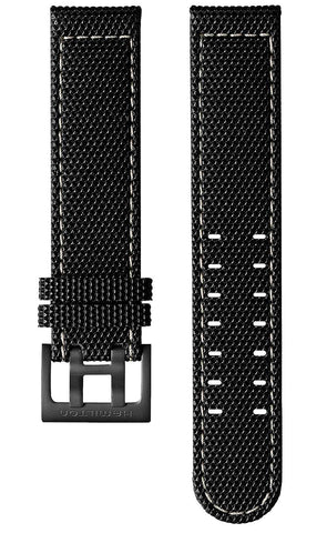 Hamilton Strap Khaki Field Textile Black H600.705.113