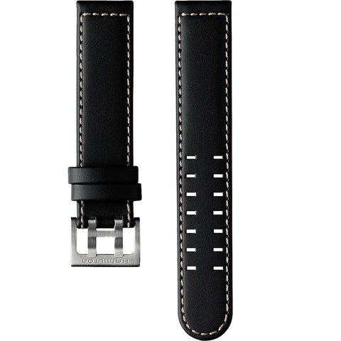 Hamilton Strap Khaki Aviation Calf leather Black