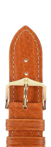 Hirsch Strap Camelgrain Honey Large 18mm