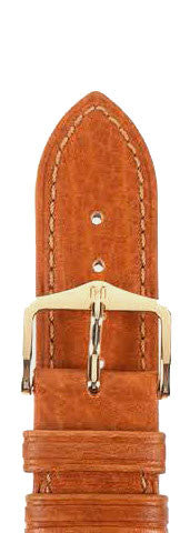 Hirsch Strap Camelgrain Honey Medium 14mm