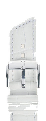 Hirsch Strap Princess White Medium 18mm