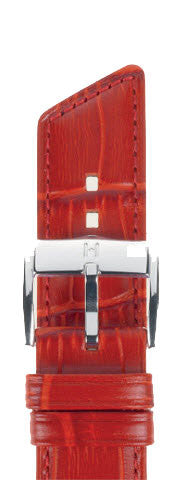 Hirsch Strap Princess Red Medium 18mm