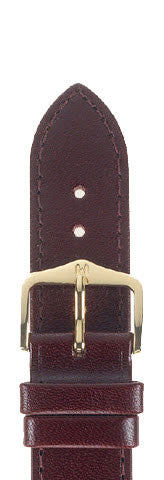 Hirsch Strap Osiris Burgundy Large 18mm