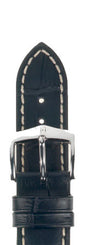 Hirsch Strap Modena Black Large 18mm 