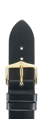 Hirsch Strap Diamond Calf Black Large 20mm