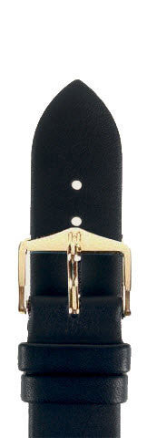 Hirsch Strap Italocalf Black Medium 18mm