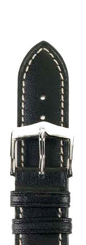 Hirsch Strap Heavy Calf Black Large 20mm