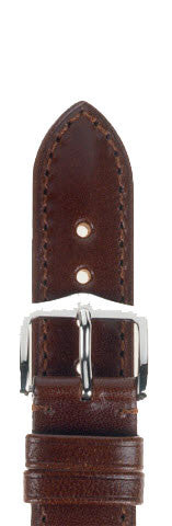 Hirsch Strap Siena Brown Large 18mm