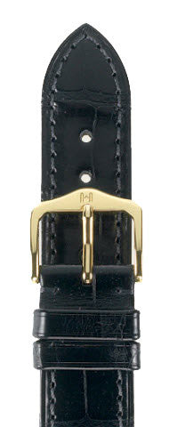 Hirsch Strap London Black Large 20mm