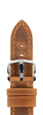 Hirsch Strap Terra Goldbrown Large 20mm
