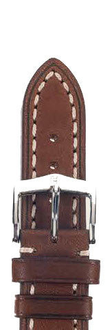 Hirsch Strap Liberty Brown Large 18mm
