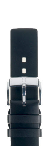 Hirsch Strap Pure Black Large 22mm