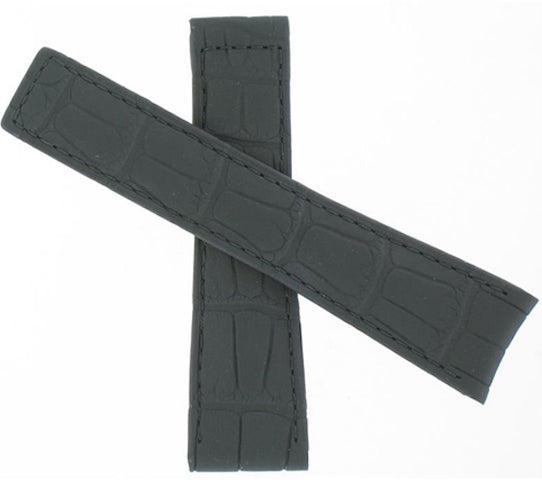 TAG Heuer Strap Carrera Leather Alligator Black 22mm