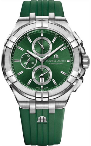 Maurice Lacroix Aikon Quartz Chronograph Green AI1018-SS000-630-5