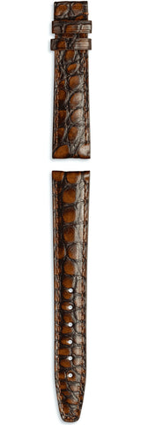 IWC Strap Aligator Dark Brown For Butterfly Clasp XL IWE12502