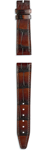 IWC Strap Aligator Marron Brown For Pin Buckle XL IWE03421