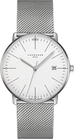 Junghans Watch Max Bill Mega Sapphire Crystal 58/4821.46