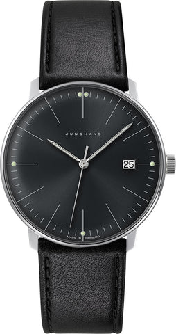 Junghans Watch Max Bill Quartz Sapphire Crystal 41/4465.02