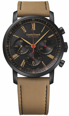 Louis Erard Watch Excellence Chrono Black PVD 71231NN32