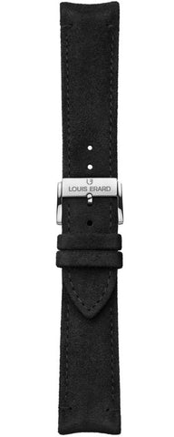 Louis Erard Strap Leather Deep Black Nubuck 22/20mm BVA34