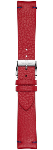 Louis Erard Strap Leather Red Grained XS 20/18mm BVAS95