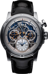 Louis Moinet Watch Memoris Chronograph White Gold LM-54.70.80B