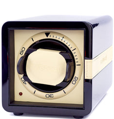 Leanschi Watch Winder Single Lacquered Wood PU Leather WS01-IVOR
