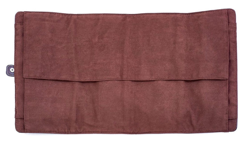 Leanschi Watch Case Chocolate Velvet Pouch