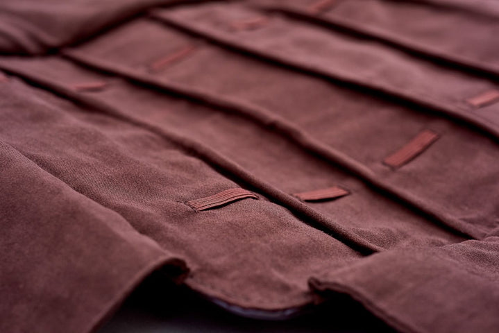 Leanschi Watch Case Chocolate Velvet Pouch