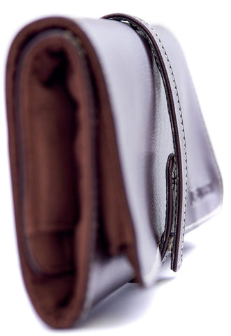 Leanschi Watch Case Chocolate Velvet Pouch