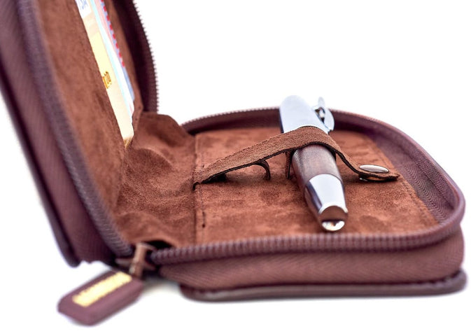 Leanschi Watch Case Chocolate Brown