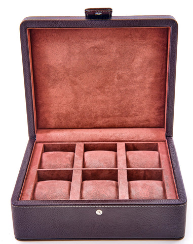 Leanschi Watch Case Chocolate Brown WBO6-CHOC