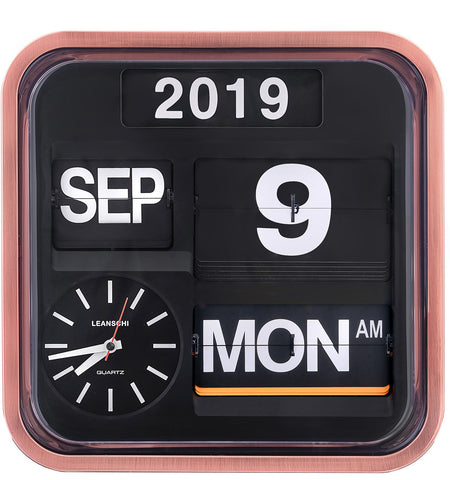 Leanschi Clock Vintage Looking Large