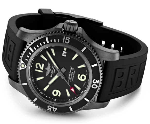 Breitling Watch Superocean Automatic 46 Black Steel Black